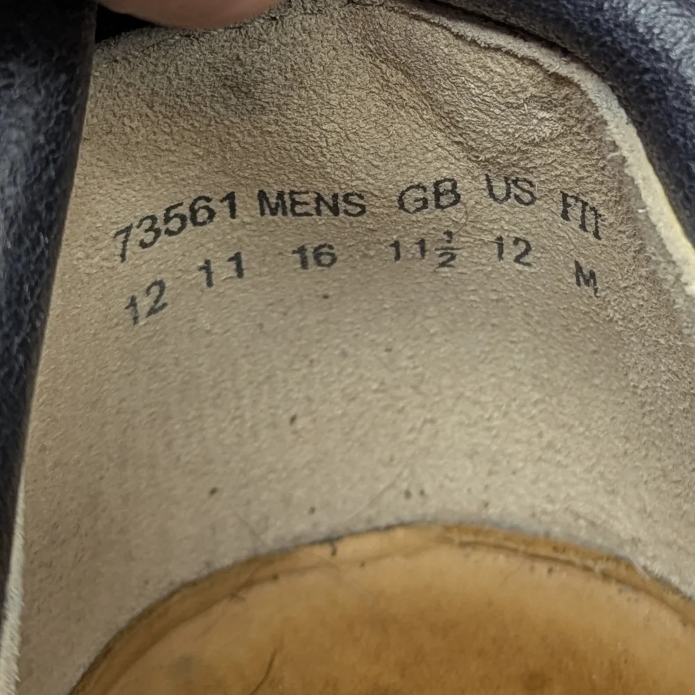 Clarks Desert Boot blue suede lace up crepe sole boot 12